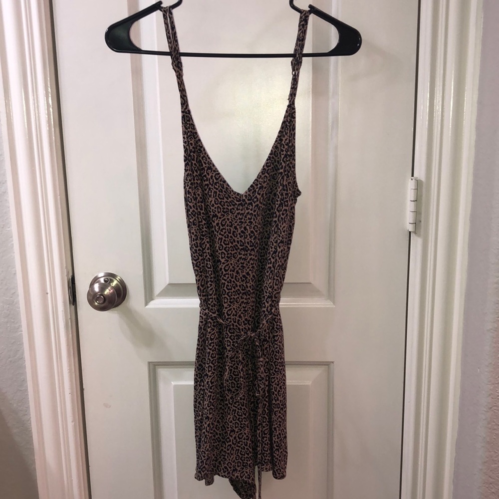 A cute cheetah print romper